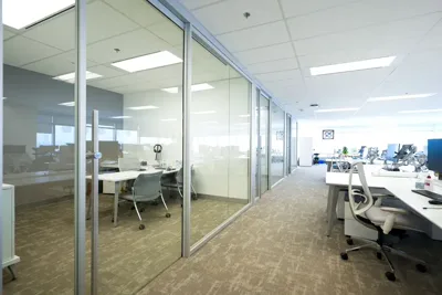 moodwall P1 glass wall system