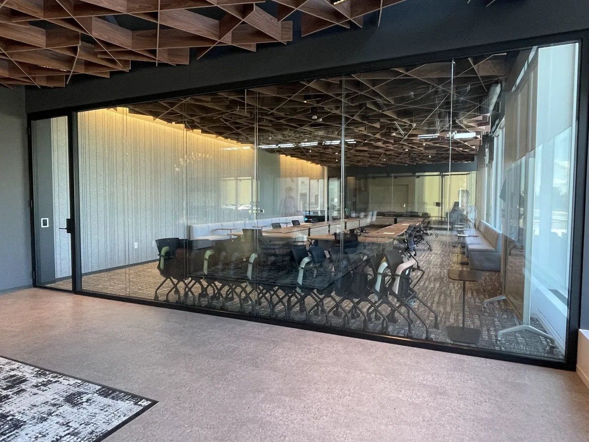 moodwall glass wall system installation