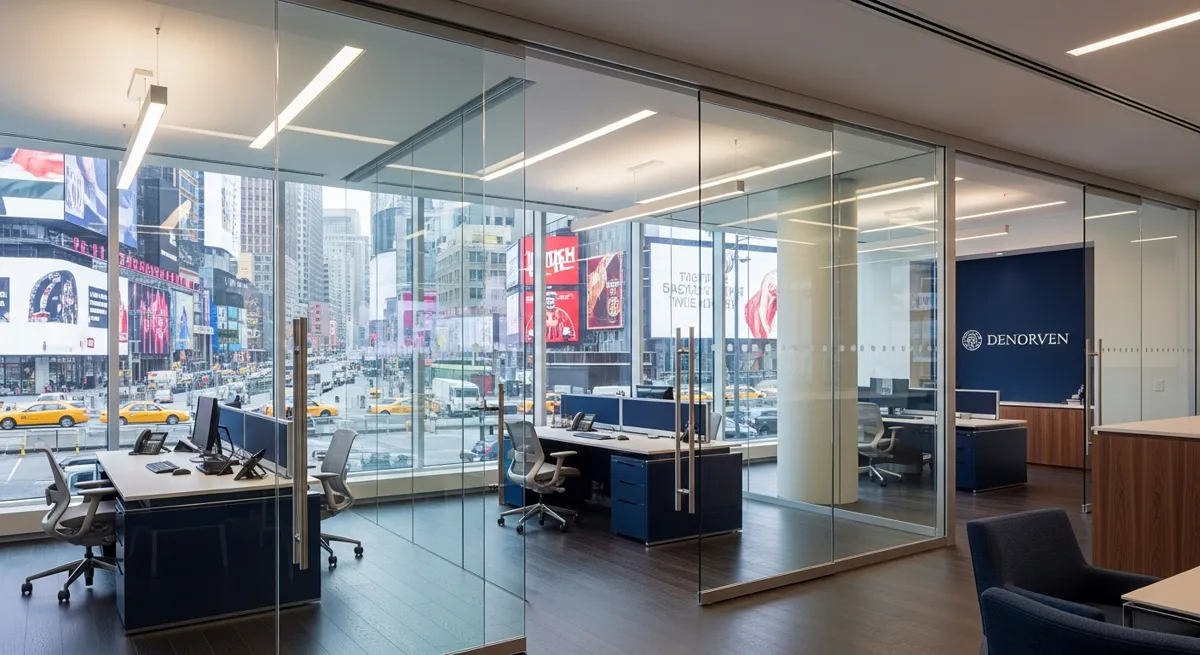 Glass wall installation