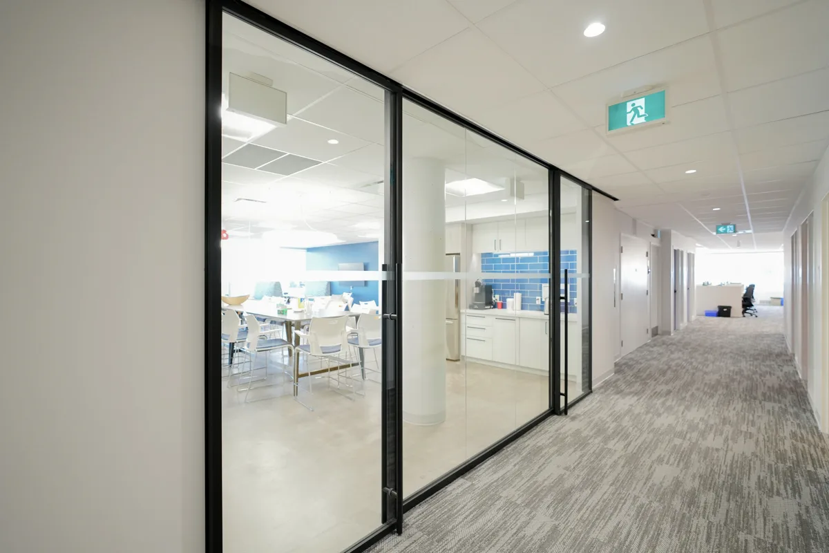 moodwall P3 glass wall system